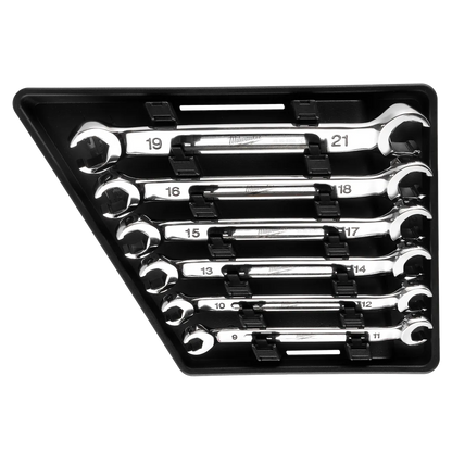 Milwaukee 6pc Double End Flare Nut Wrench Set - Metric 45-96-8355