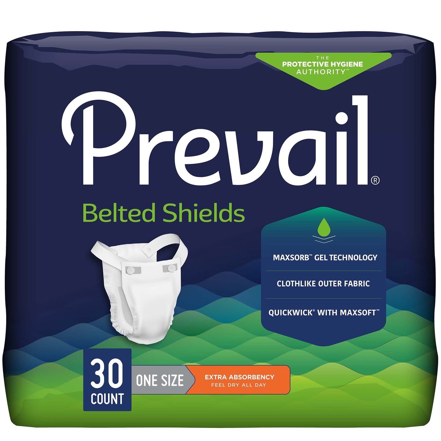 Prevail® Belted Shields Incontinence Belted Undergarment