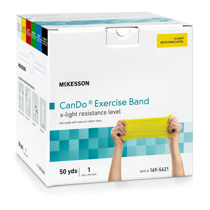 McKesson CanDo® Exercise Extra-Light Resistance Band, Yellow