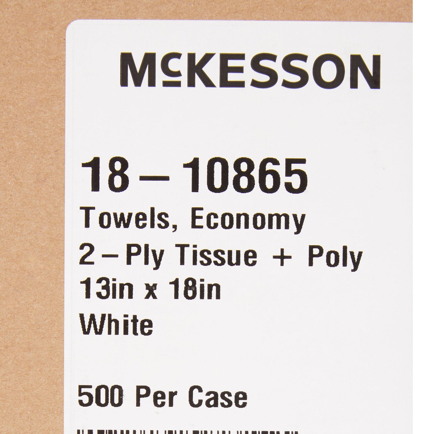 McKesson Nonsterile White Procedure Towel