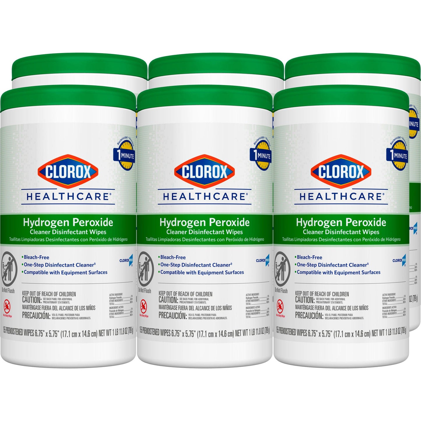 Clorox Healthcare® Hydrogen Peroxide Cleaner Disinfectant Wipes