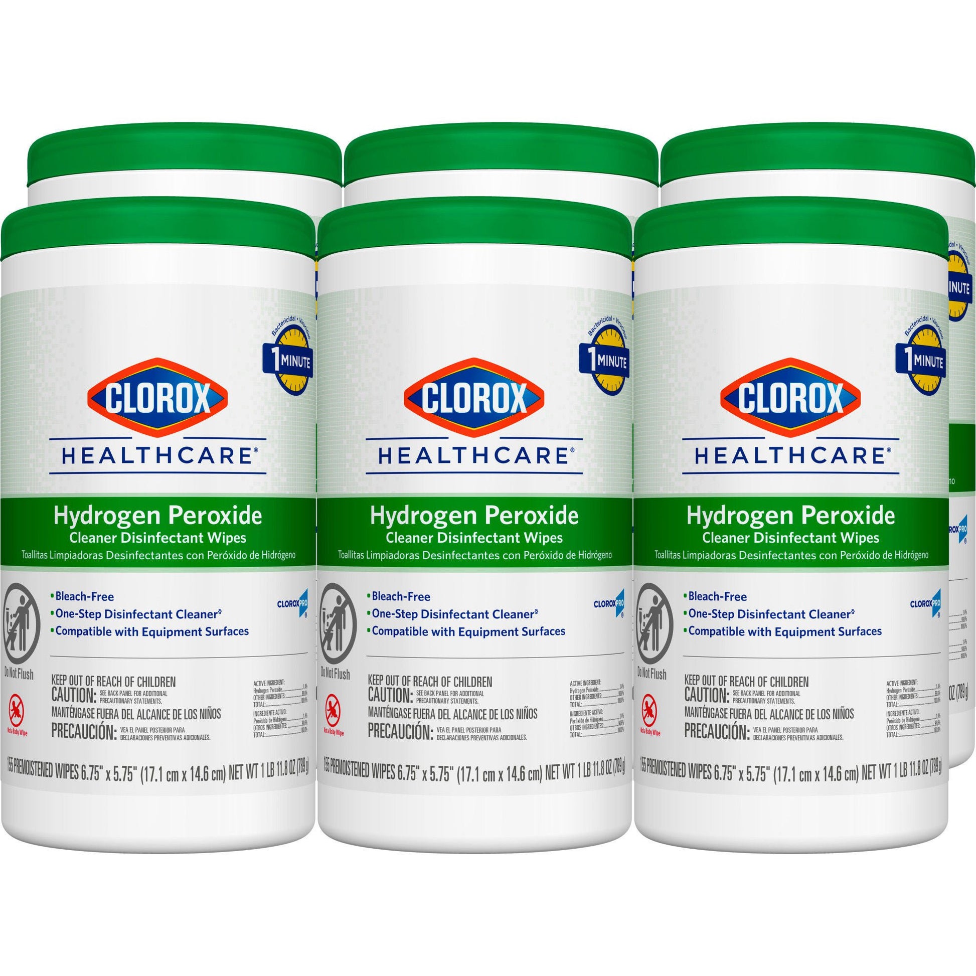 Clorox Healthcare® Hydrogen Peroxide Cleaner Disinfectant Wipes