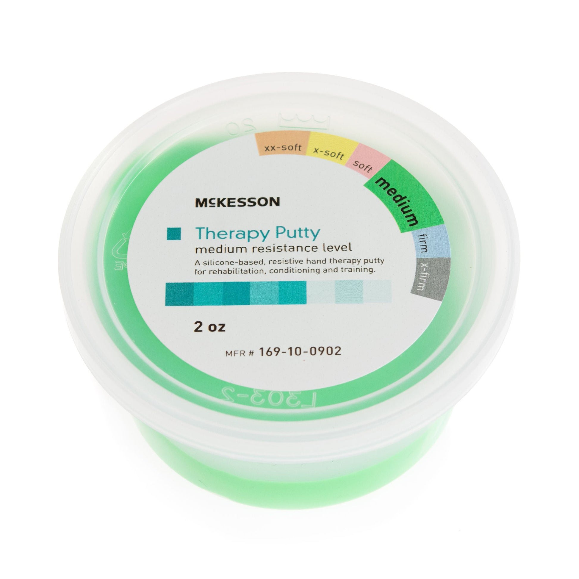 McKesson Therapy Putty, Green, Medium, Container