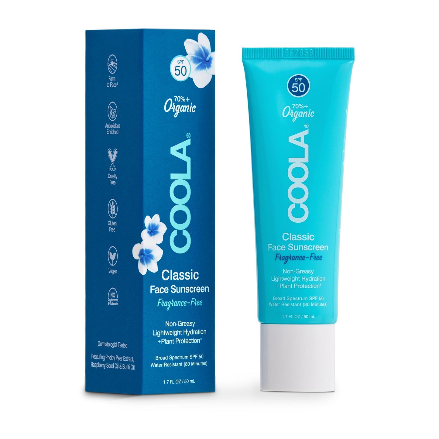 Coola® Classic Body Sunscreen Lotion SPF 50 Fragrance Free, Tube
