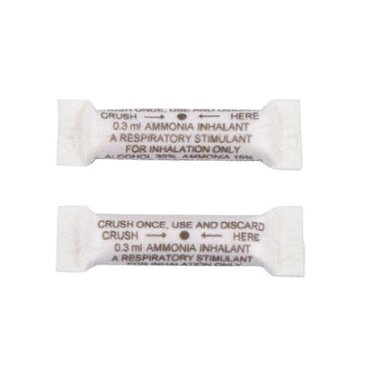 Dyna Safety Ammonia Inhalants, a Respiratory Stimulant for Inhalation, Ampules