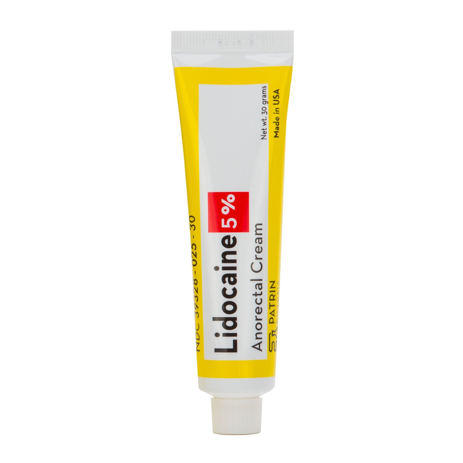 Topical Pain Relief 5% Strength Lidocaine HCl Cream 30 Gram