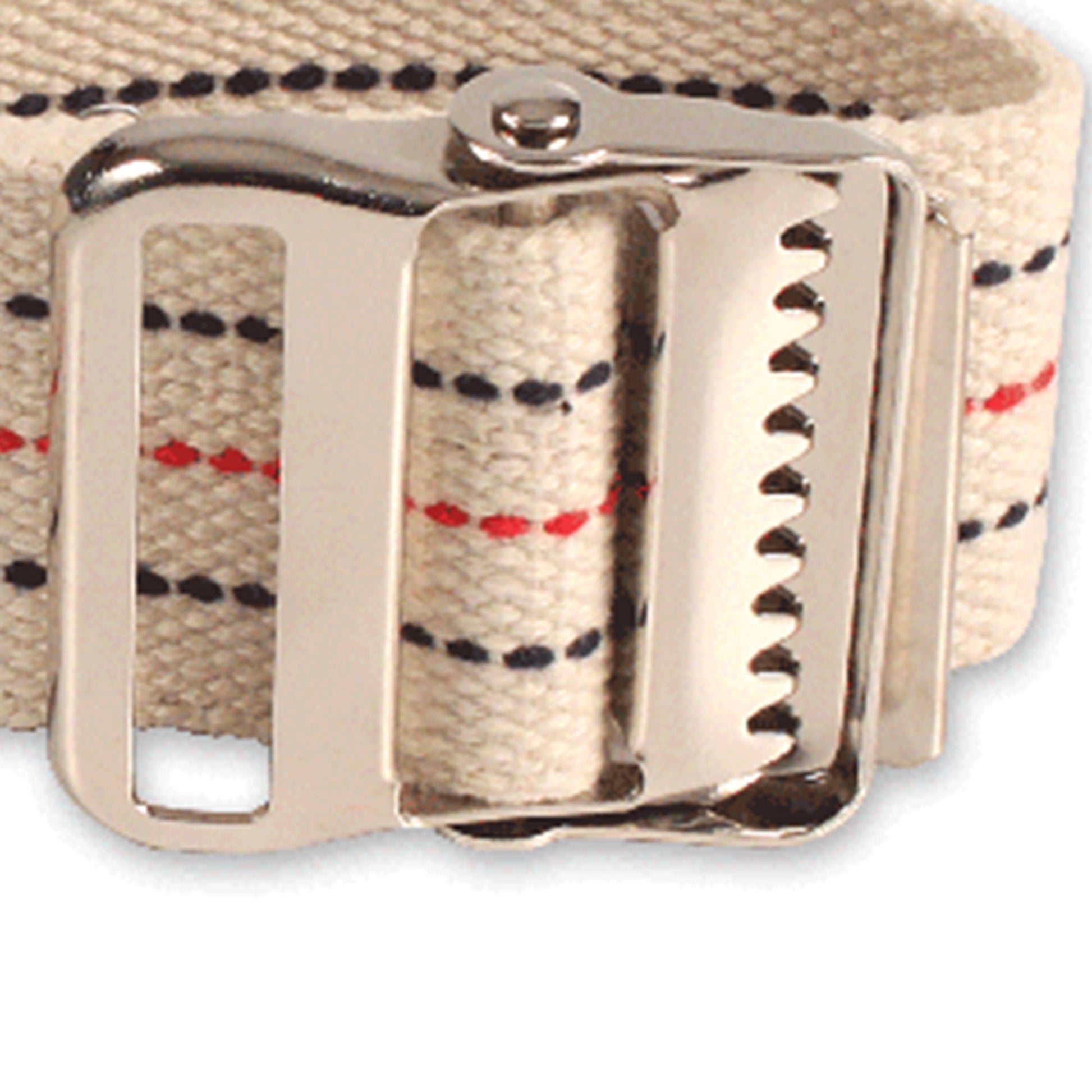 dynarex® Pinstripe Gait Belt with Metal Buckle, 60-Inch Length