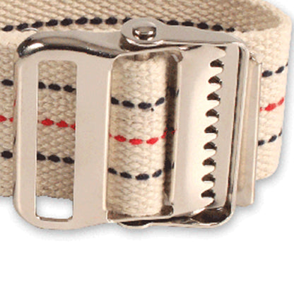 dynarex® Pinstripe Gait Belt with Metal Buckle, 60-Inch Length