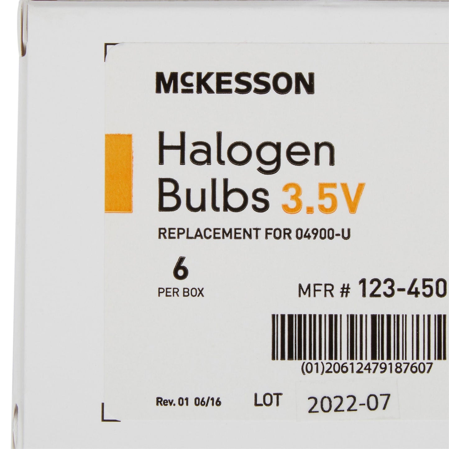McKesson Halogen Lamp, Replacement Bulb for use with Ophthalmoscope