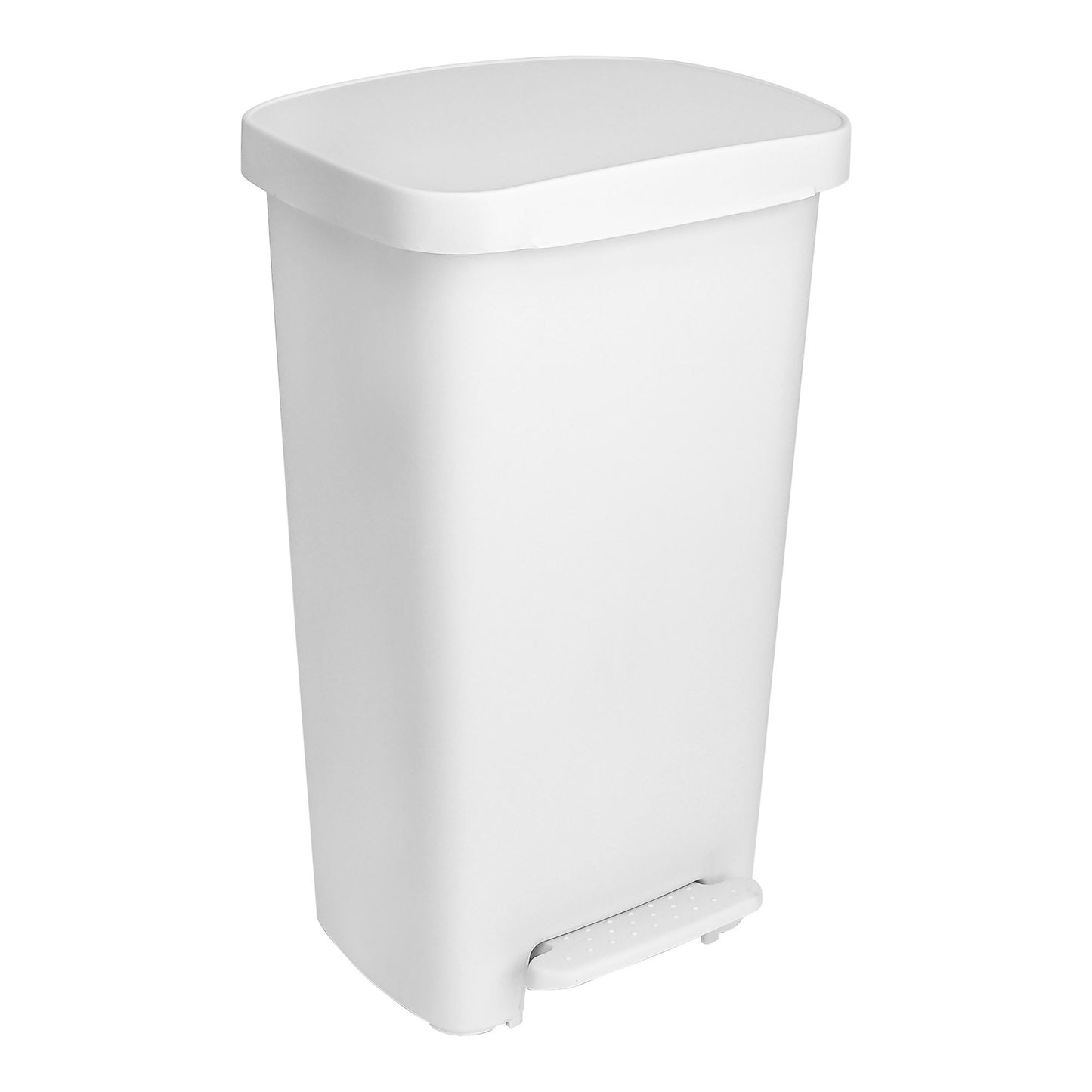 McKesson Waste Can with Step-On Pedal, White, x 26.57 Inch