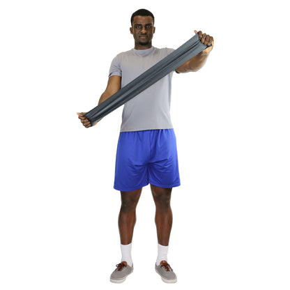 CanDo® Exercise Resistance Band, Black, X-Heavy Resistance