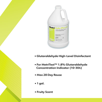 MetriCide Plus 30® Glutaraldehyde High Level Disinfectant – Case of 4 - view 3