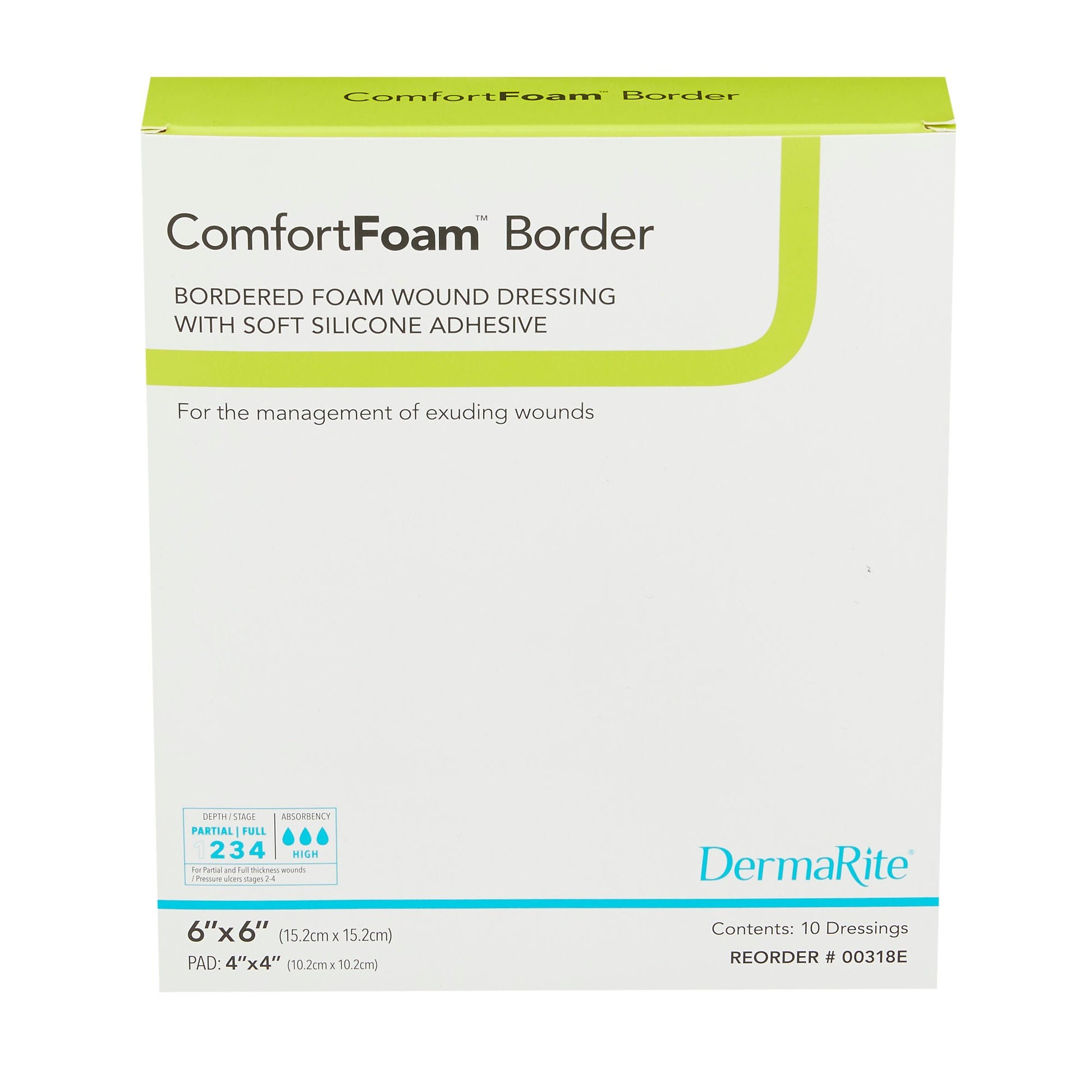 ComfortFoam™ Silicone Adhesive without Border Silicone Foam Dressing