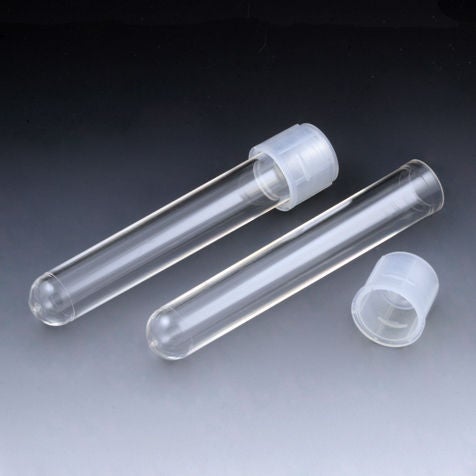 Test Tube Plain Dual Position Snap Cap Polystyrene Tube