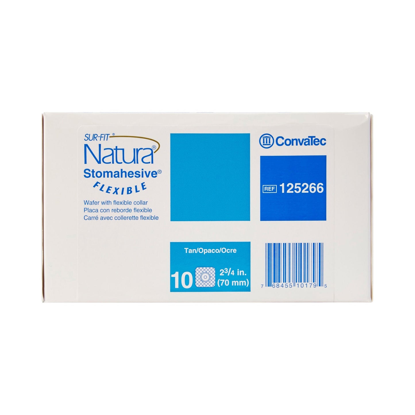 Sur-Fit Natura® Two-Piece Stomahesive® Skin Barrier, 70 mm flange