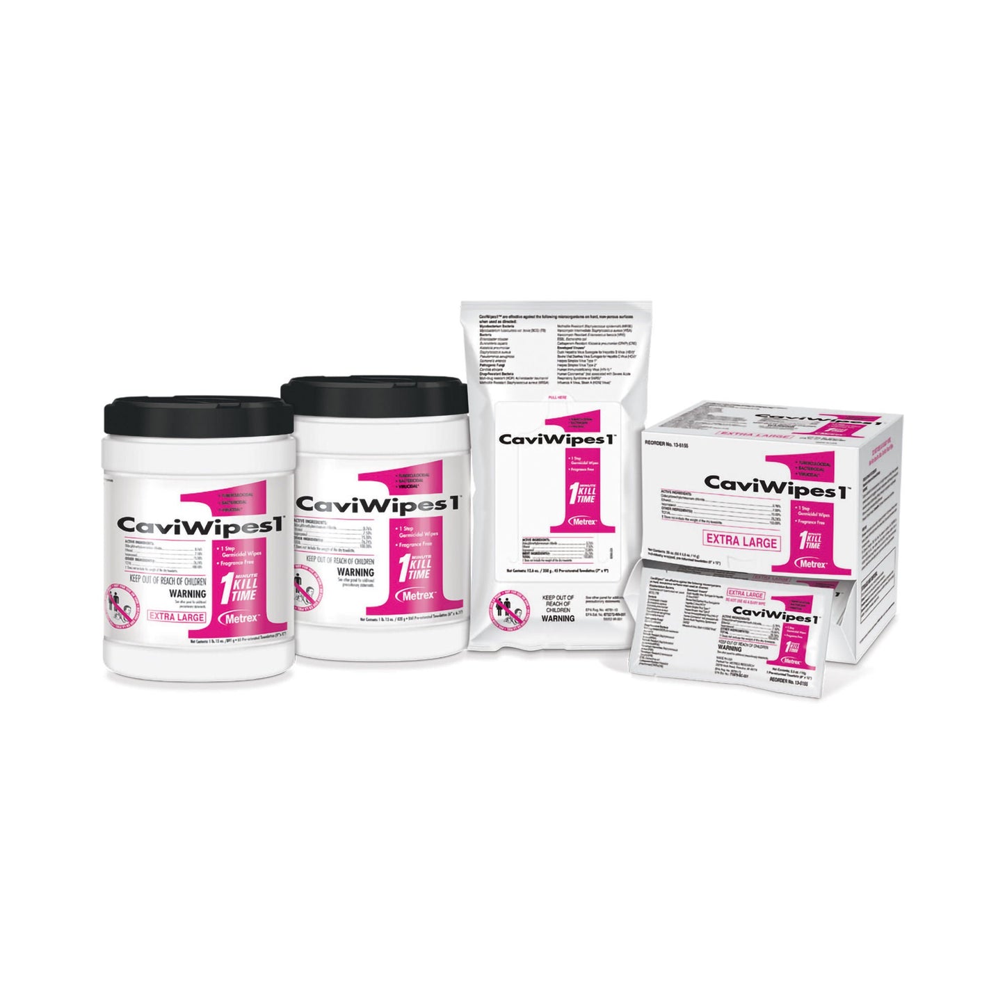 CaviWipes1 Surface Disinfectant, Alcohol Based, Wipes