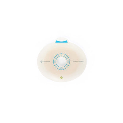SenSura® Mio Click Ostomy Barrier, Stoma Opening, Green Color Match