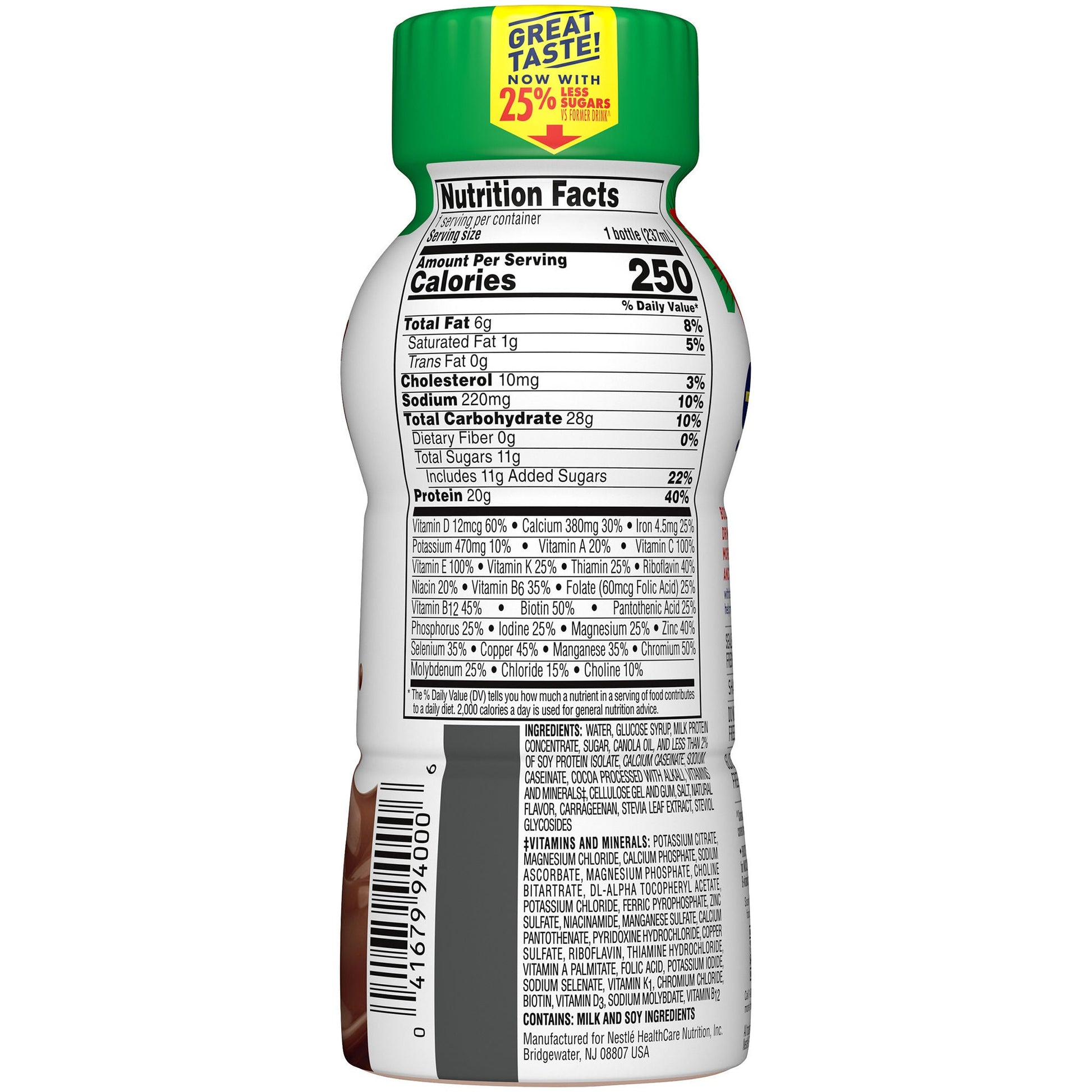 Boost® High Protein Chocolate Complete Nutritional Drink, bottle