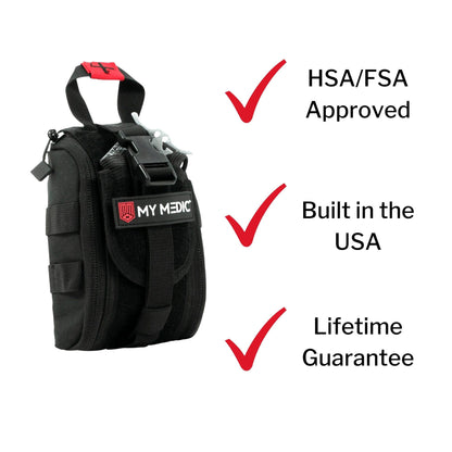 My Medic™ Trauma First Aid Kit in Nylon Bag – Medical Supplies for Emergencies