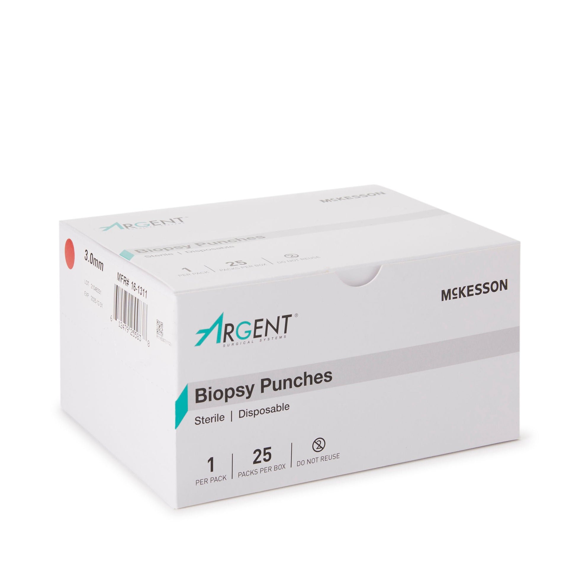 McKesson Argent™ Disposable Biopsy Punches, 3.0 mm – Case of 100 - view 4