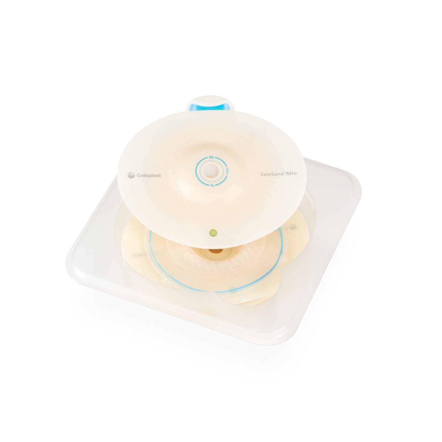 SenSura® Mio Convex Flex Ostomy Barrier, Trim to fit Stoma Opening