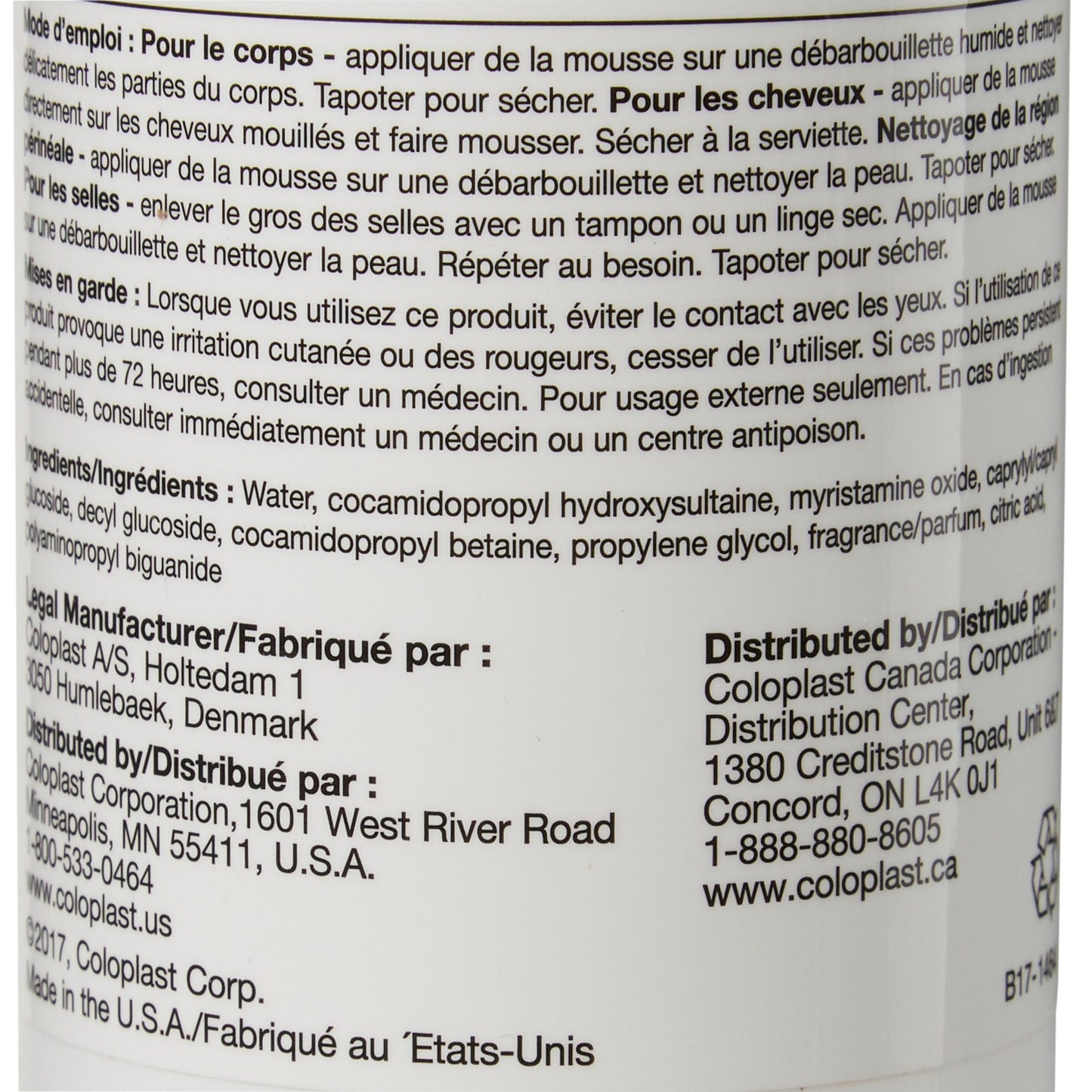 Bedside-Care® Foam Cleanser, Scented, Shampoo and Body Wash, bottle