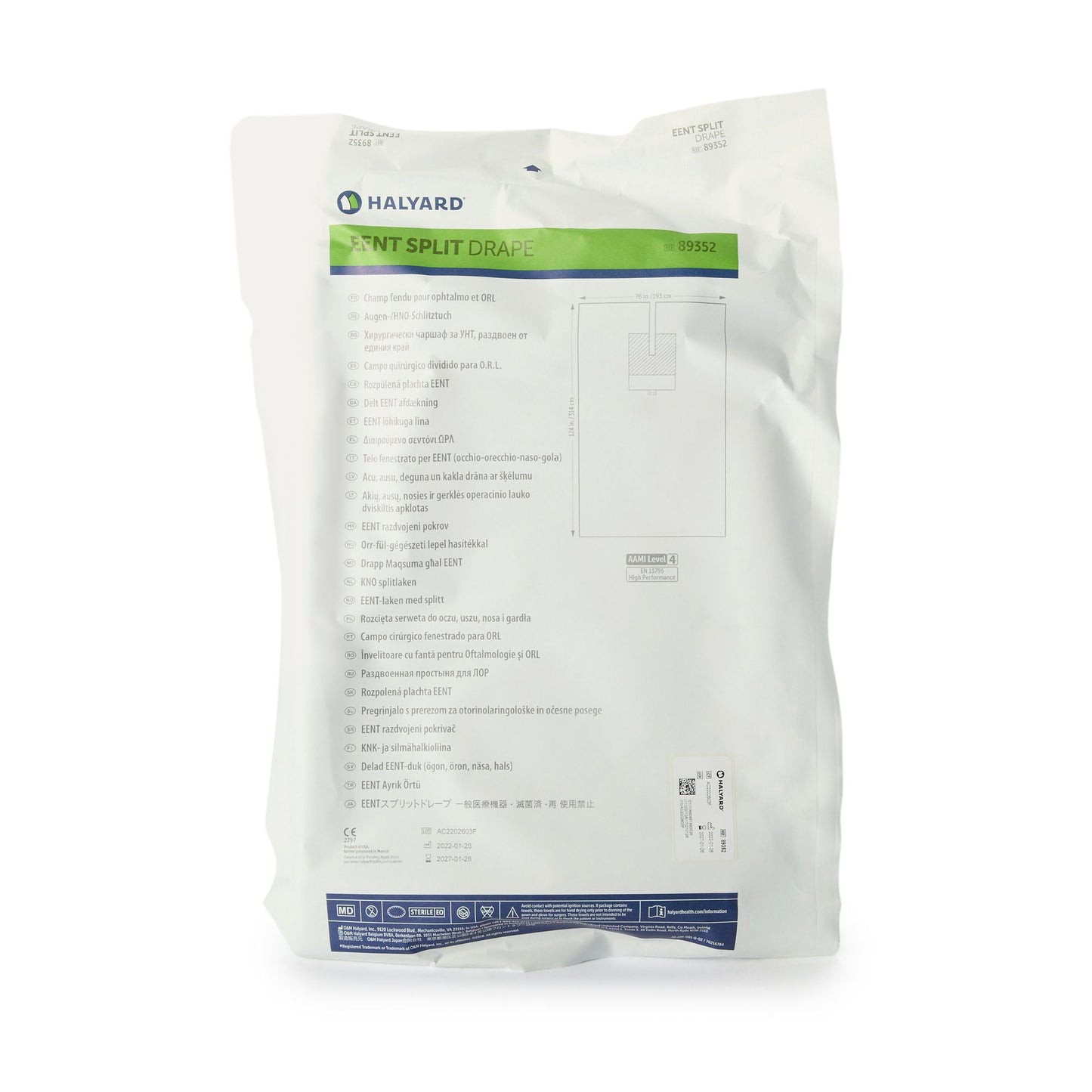 Halyard Sterile Split EENT Drape