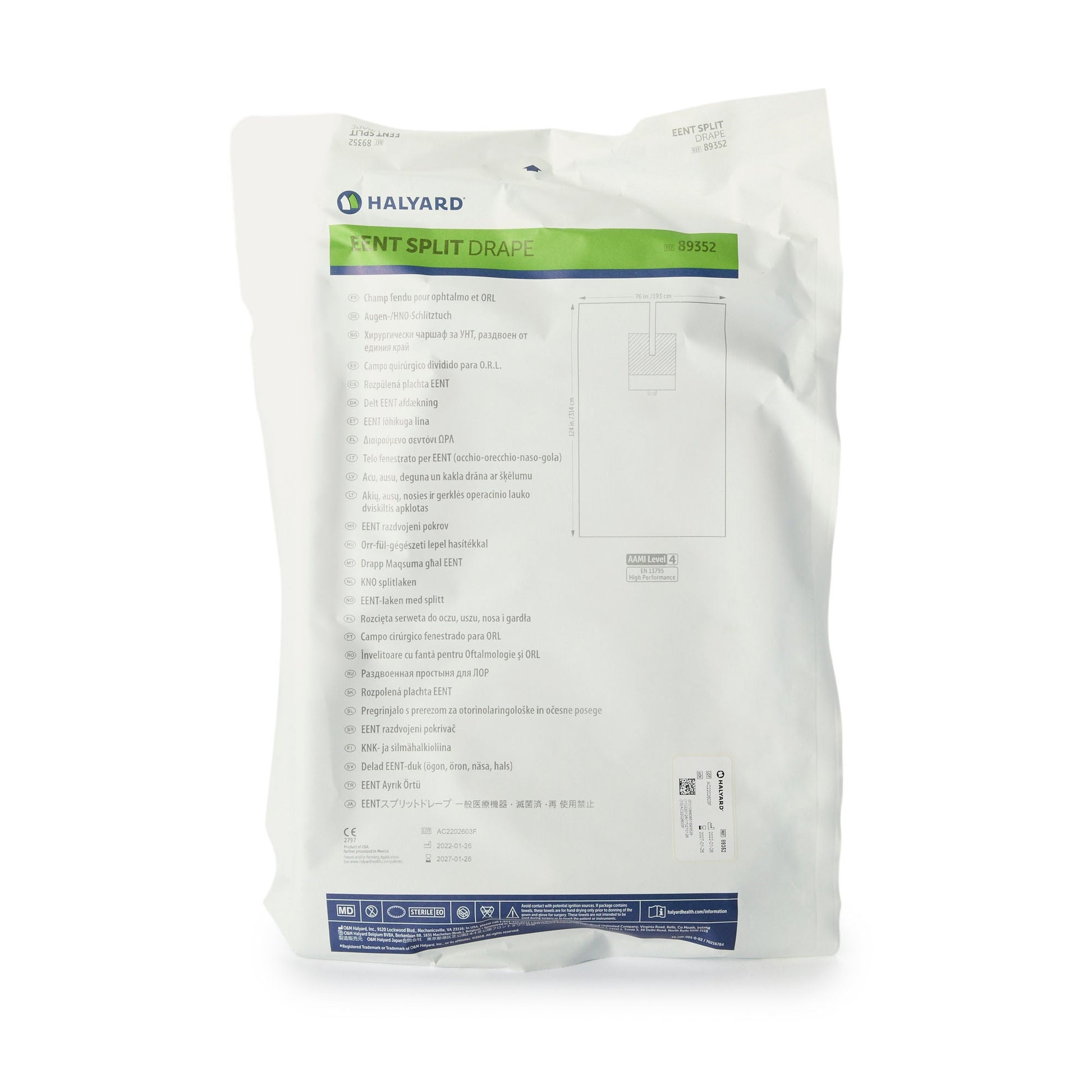 Halyard Sterile Split EENT Drape