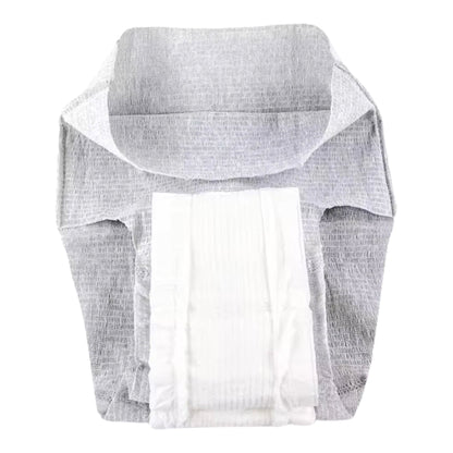Nexwear Men's Pull-On Absorbent Underwear, Small/Medium, Gray