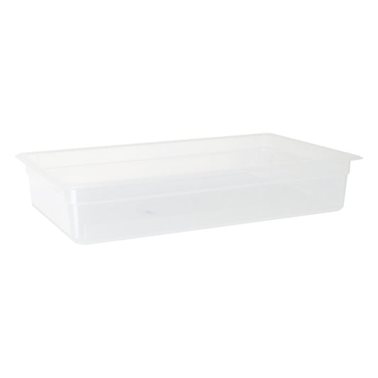 TrippNT 101126 LabFlow 4-Inch Polypropylene Tray - Standardized Lab Storage Tray Front View