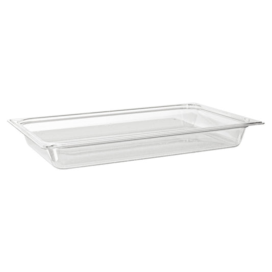 TrippNT 101172 LabFlow 2.5-Inch Polycarbonate Tray - Standardized Lab Storage Tray Front View