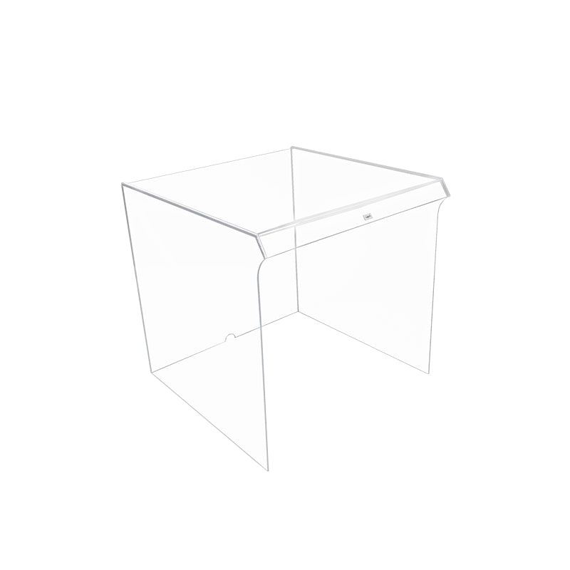 TrippNT 50046 Large Draft Shield - 18 Inch Clear Acrylic Cube Front View
