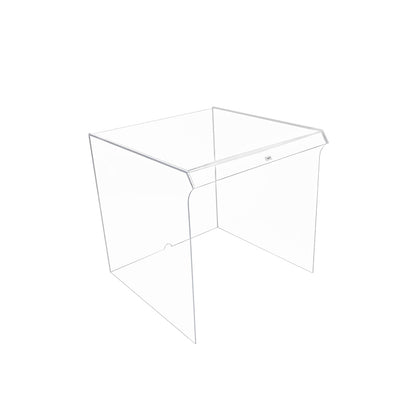 TrippNT 50046 Large Draft Shield - 18 Inch Clear Acrylic Cube Front View