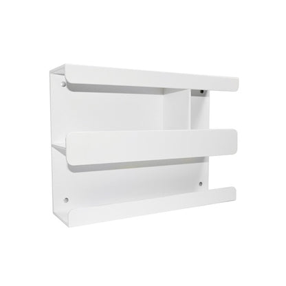 TrippNT 50062 Wide Glove Box and Kimwipe Holder Magnet Mount - Front View on Fume Hood