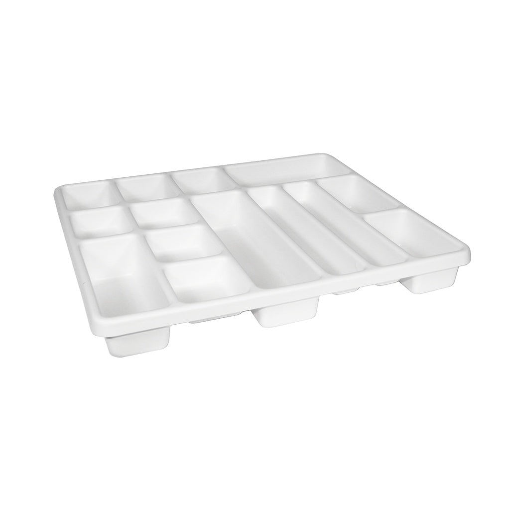 TrippNT 50063 14 Compartment Drawer Organizer - Mixed Zone Layout Top View