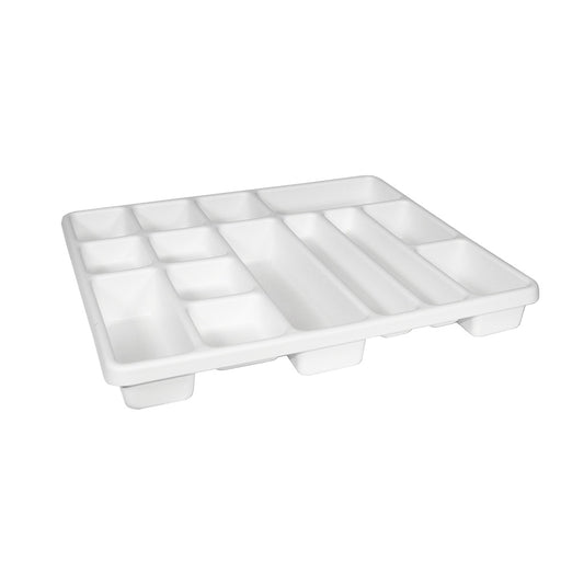 TrippNT 50063 14 Compartment Drawer Organizer - Mixed Zone Layout Top View