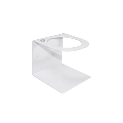 TrippNT 50080 — primary hero, white ABS single 1L bottle holder with 3.75-inch collar