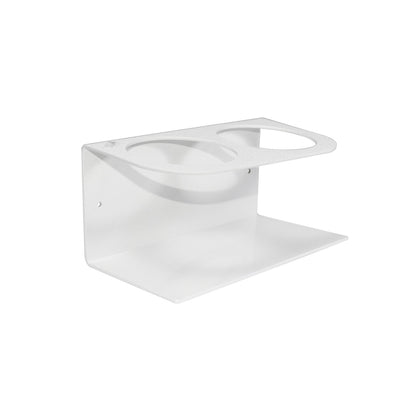 TrippNT 50085 — primary hero, white ABS double 1L bottle holder with two 3.75-inch collars