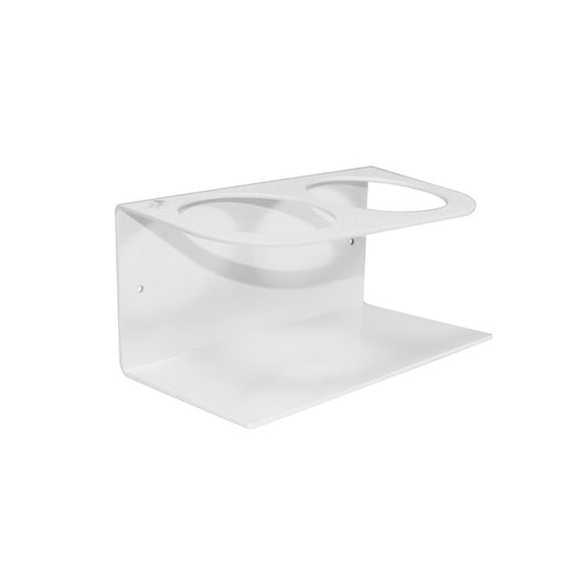 TrippNT 50085 — primary hero, white ABS double 1L bottle holder with two 3.75-inch collars