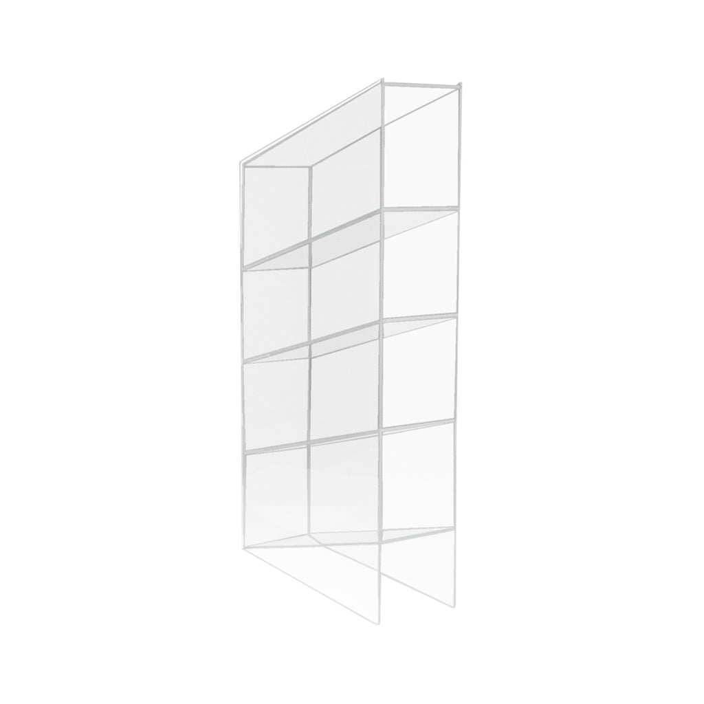 Acrylic Pipette Storage Bins, Clear, Magnet & BSC Mount — 4 & 5 Compartment, 1/Each | TrippNT