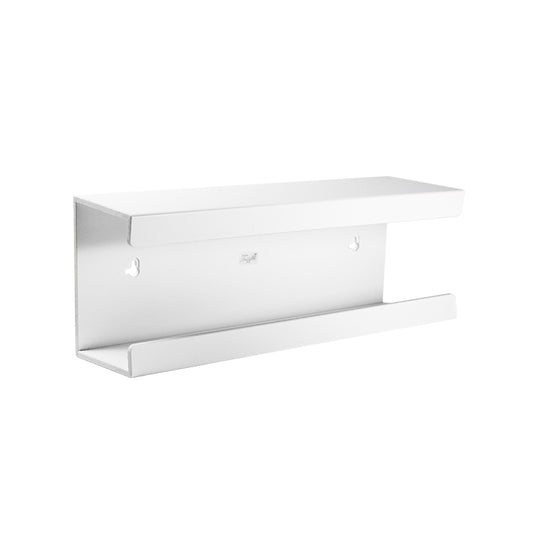 TrippNT 50175 — primary hero, white PVC large kimwipe holder with rectangular tension design for XL wiper boxes