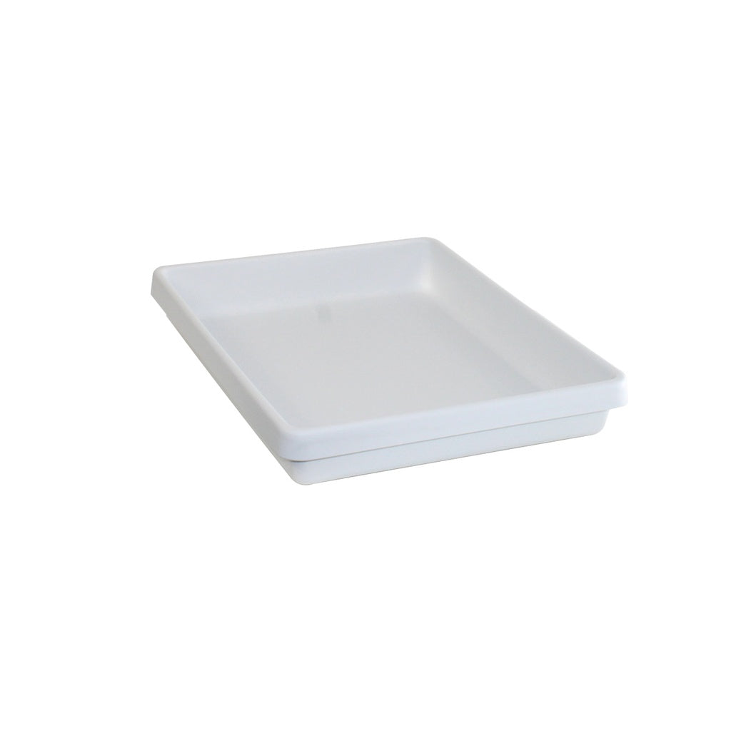 TrippNT 50190 — primary hero, white high-impact styrene small single-compartment open-bay drawer tray