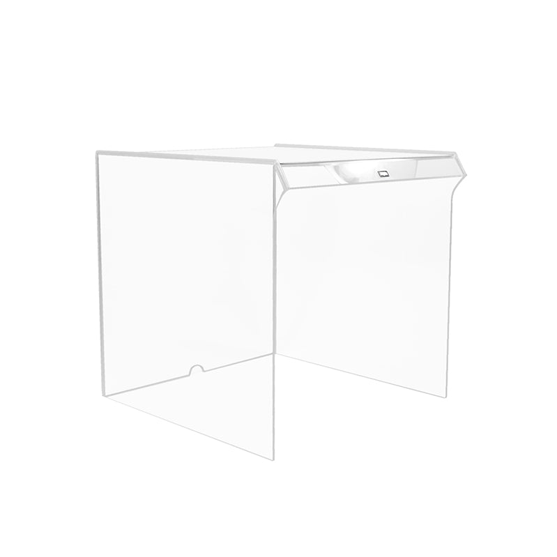 TrippNT 50240 Extra Large Draft Shield - 22 Inch Clear Acrylic Cube Front View