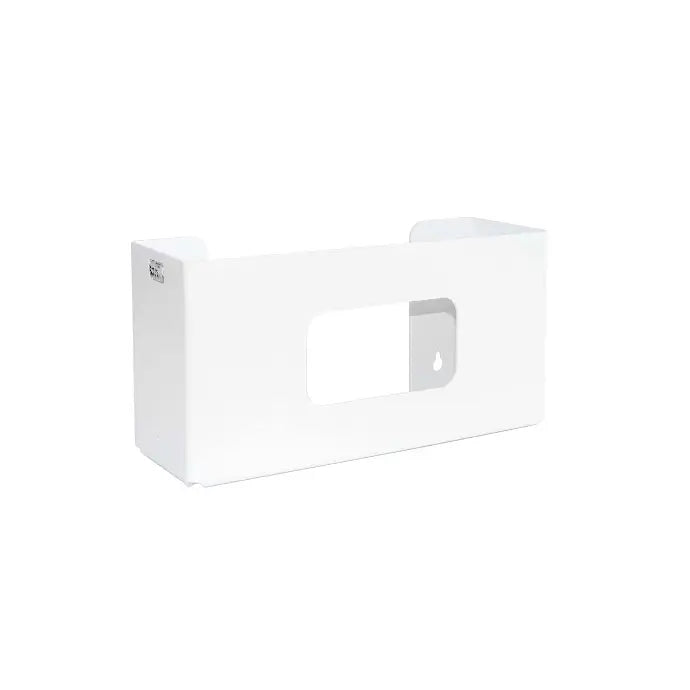 TrippNT 50304 Priced Right Single Plain Glove Box Dispenser - White Styrene Front View
