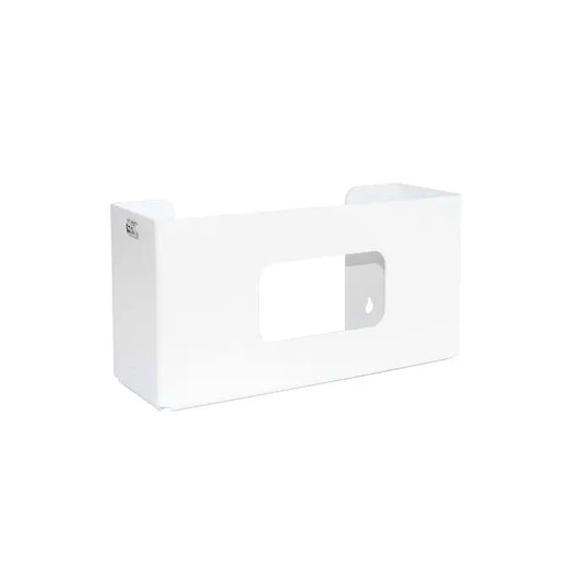 TrippNT 50304 Priced Right Single Plain Glove Box Dispenser - White Styrene Front View