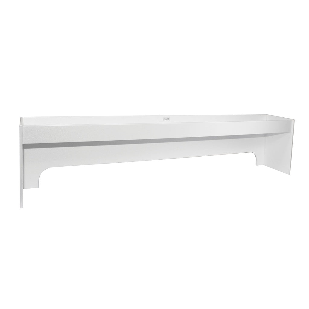 TrippNT 50315 — primary hero, white HDPE 36-inch polyethylene fume hood shelf
