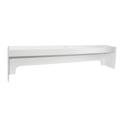 TrippNT 50315 — primary hero, white HDPE 36-inch polyethylene fume hood shelf