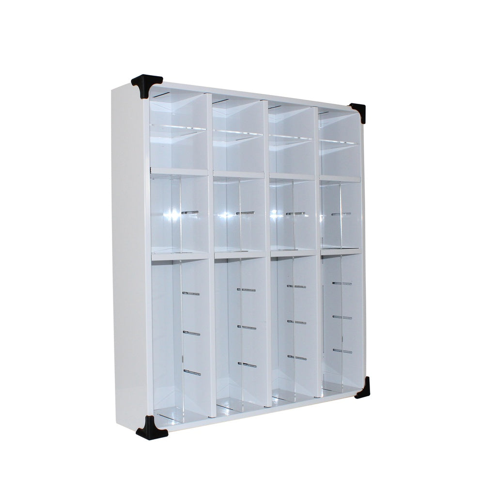 TrippNT 50490 Wall Mounted Medical Suture Cubby ACP White 32 Box Front View