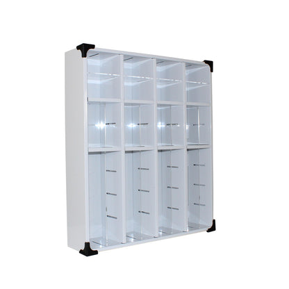 TrippNT 50490 Wall Mounted Medical Suture Cubby ACP White 32 Box Front View