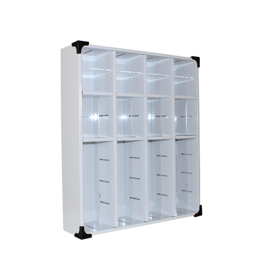 TrippNT 50490 Wall Mounted Medical Suture Cubby ACP White 32 Box Front View